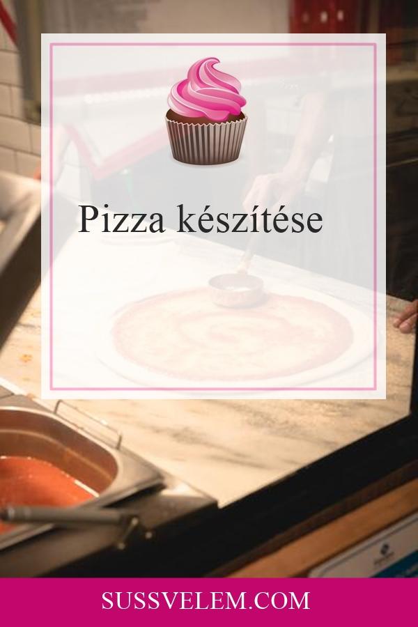 pizza készítése