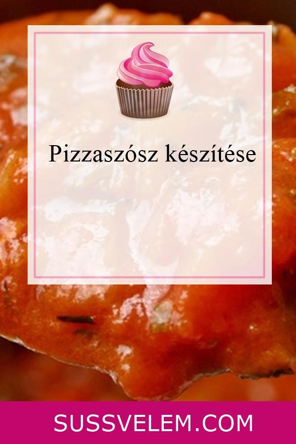 pizzaszósz készítése 