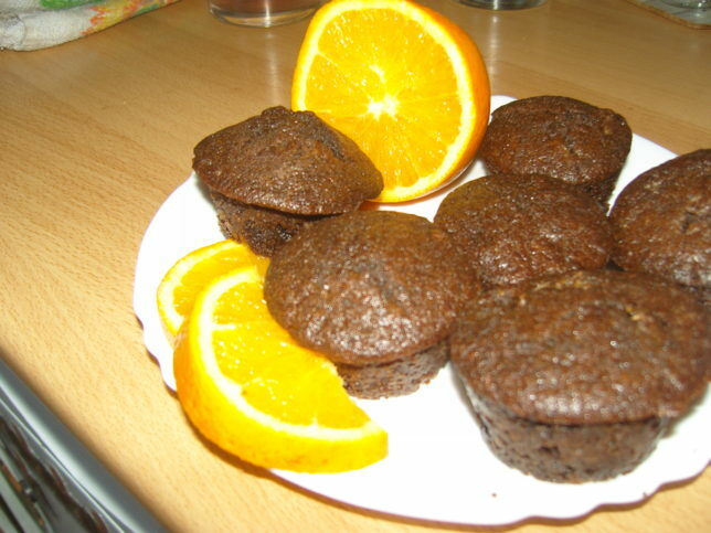 Narancsos csokis muffin
