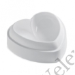 Kép 1/2 - 14 cm-es 3 D szilikon szív alakú sütőforma