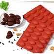 18 adagos szilikon madeleine sütőforma (nagy formák)