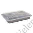 Kép 1/2 - 36*27 cm Banquet Culinaria tapadásmentes tepsi műanyag tetővel