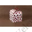 Kép 2/4 - 2 db 18*9*9 cm-es összehajtható piros karácsonyi mintás ajándék doboz
