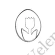 Kép 2/5 - 2 db Dr. Oetker tojás alakú sütikiszúró tulipán és nyuszi mintával