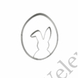 Kép 3/5 - 2 db Dr. Oetker tojás alakú sütikiszúró tulipán és nyuszi mintával