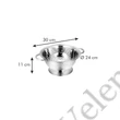 TESCOMA GrandCHEF 24 cm-es Szűrőedény talpazattal
