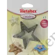 Kép 1/2 - 5 részes fém Metaltex 5 ágú csillag alakú süti kiszúró készlet