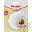 Kép 2/3 - 6 részes műanyag Metaltex kávé díszítő sablon készlet
