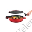 TESCOMA BORDEAUX 28 cm-es mély serpenyő fedővel
