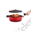 TESCOMA BORDEAUX 32*26 cm-es sütőedény fedővel