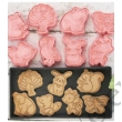 Kép 1/2 - 8 részes erdei állatok sütemény kiszúró és mintázó készlet