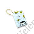 Ajándékkísérő kártya , többféle minta (3*4,5 cm)