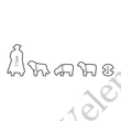 Kép 4/4 - Betlehemes mézeskalács kiszúró készlet jászol, pásztor és nyáj Tescoma Delicia