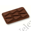 Kép 1/2 - Csokiszelet alakú csokoládé forma
