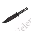 Kép 2/2 - Fekete műanyag nyelű konyhai kés védőtokkal