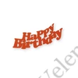 Happy Birthday felirat készítő fondant kiszúró