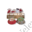 Kép 1/2 - Karácsonyi muffin papír és díszítő készlet vegyes mintával