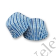 Kép 3/3 - Kék csíkos és virág mintás muffin papír 100 db