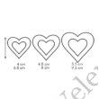Kép 5/5 - Kétoldalú szív alakú süti kiszúró Tescoma Delicia