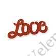 Love felirat fondant kiszúró