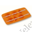 Kép 1/2 - Narancs szelet szilikon jégkocka készítő