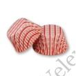 Kép 1/3 - Rózsaszín csíkos és szív mintás muffin papír 100 db
