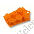 Kép 2/2 - Tökfejek, denevér és szellem Halloween szilikon muffin forma