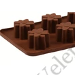 Virág alakú bonbon készítő forma