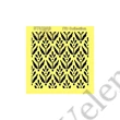 Virágos tapéta mintás torta stencil