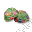 Kép 10/10 - Zöld alapon színes húsvéti tojás mintás húsvéti muffin papír