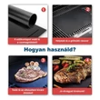 Grill sütőlap, grill alátét (tapadásmentes) 3 db
