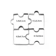 Kép 2/7 - Puzzle keksz forma (4 db)
