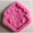 Barokk virágos bross szilikon fondant formázó