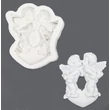 Angyalkás medálok szilikon fondant formázó