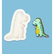 Bébi Dinoszaurusz Szilikon Forma - Torta Díszítéshez