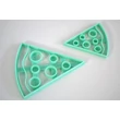Pizzaszelet fondant mintázó