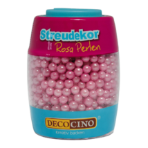 DecoCino gyöngyház rózsaszín cukorgyöngy 65 g