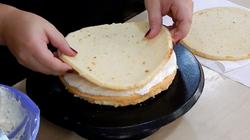 tortalap ráhelyezése