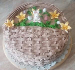 Kosárfonás torta