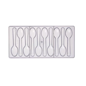 10 adagos polikarbonát csokikanál forma