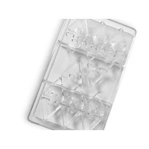 14 adagos lapos háromszögek polikarbonát bonbon forma