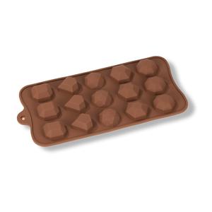15 adagos drágakő alakú szilikon bonbon forma