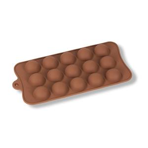 15 adagos félgömb alakú szilikon bonbon forma