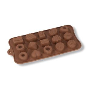 15 adagos klasszikus formák szilikon bonbon forma