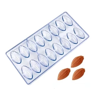 16 adagos kakaóbab alakú polikarbonát bonbon forma