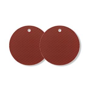2 db 16,5 cm-es kerek szilikon edényalátét