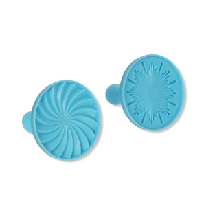 Sütipecsét Szett – Spirál és Csillag Mintával, 2 Darabos