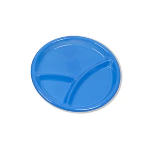 25 cm-es kerek műanyag osztott tál