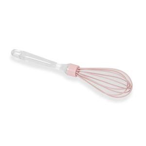 26 cm-es szilikon habverő átlátszó műanyag nyéllel