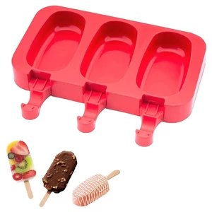 3 adagos szilikon jégkrém készítő forma klasszikus